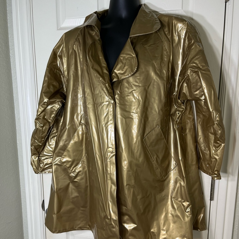 Vintage Raincoat by Ken Sporn. Whippette Gold Raincoat.